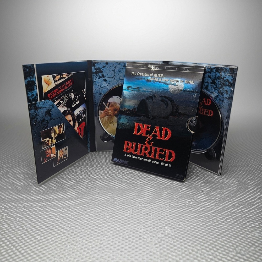 Dead & Buried 2-Disc Limited Edition DVD Blue Underground 1981 Horror Slipcover